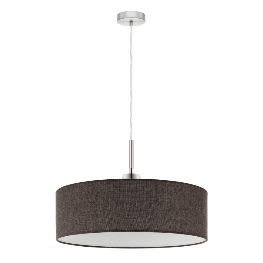 Eglo - LED csillár kábelen TUNJA 1xE27/60W/230V barna