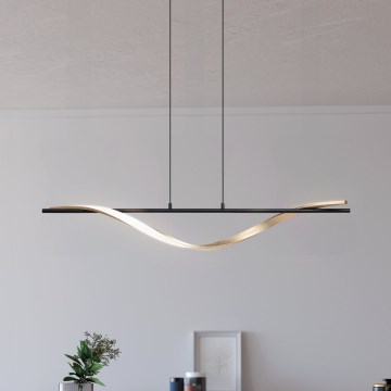 Eglo - LED csillár kábellel LED/20W/230V 2700/4000/6500K fekete/arany