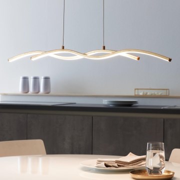 Eglo - LED Csillár zsinóron 2xLED/8,5W/230V