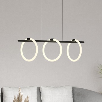 Eglo - LED Csillár zsinóron 3xLED/9W/230V