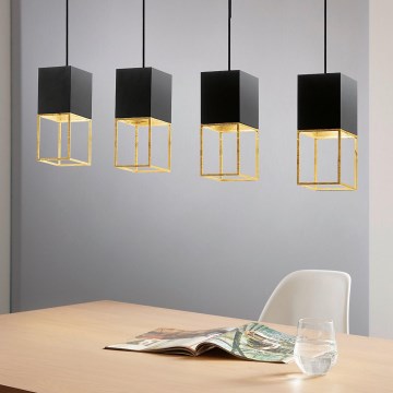 Eglo - LED Csillár zsinóron 4xGU10/5W/230V