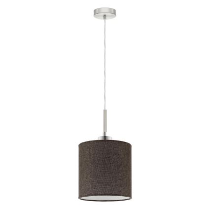 Eglo - LED Csillár zsinóron TUNJA 1xE27/60W/230V barna