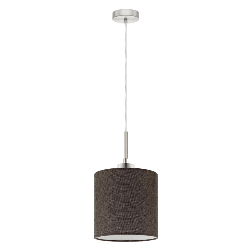 Eglo - LED Csillár zsinóron TUNJA 1xE27/60W/230V barna