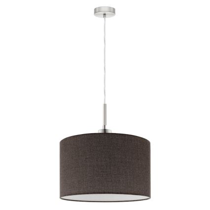 Eglo - LED csillár zsinóron TUNJA 1xE27/60W/230V barna