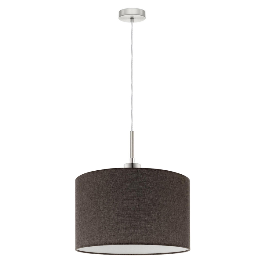 Eglo - LED csillár zsinóron TUNJA 1xE27/60W/230V barna