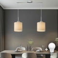 Eglo - LED csillár zsinóron TUNJA 2xE27/60W/230V krémszínű