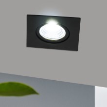 Eglo - LED Dimmelhető beépíthető lámpa/6W/230V fekete