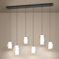Eglo - LED dimmelhető csillár kábelen 2xLED/7W/230V + 4xLED/5,5W + 6xLED/1,6W 2200-6500K fekete króm
