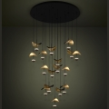 Eglo - LED Dimmelhető csillár zsinóron 17xLED/2,3W/230V 3000K átm. 78 cm