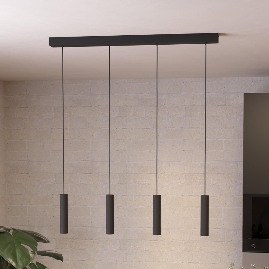 Eglo - LED Dimmelhető csillár zsinóron 4xLED/5,4W/230V