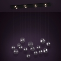 Eglo - LED Dimmelhető csillár zsinóron 8xLED/4,2W/230V 3000K átlátszó