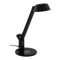 Eglo - LED Dimmelhető érintős asztali lámpa vezeték nélküli töltéssel LED/4,8W/230V fekete