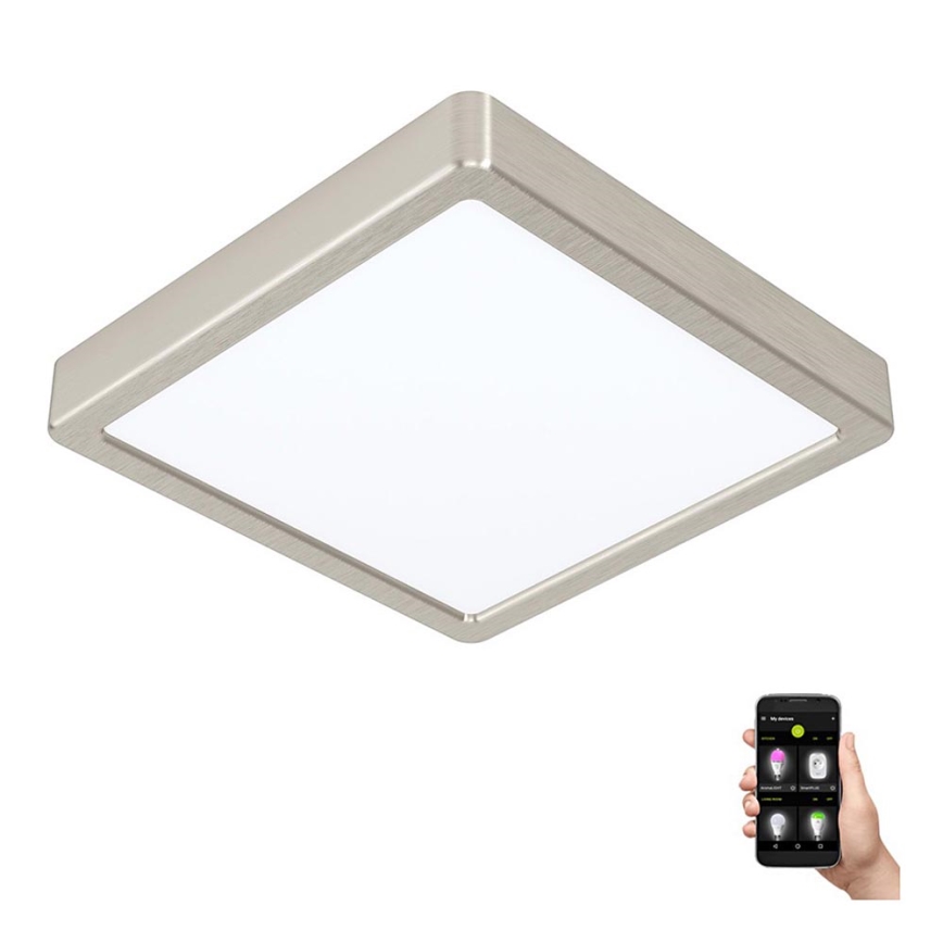 Eglo - LED dimmelhető fürdőszobai lámpa LED/16,5W/230V IP44 ZigBee 21x21 cm