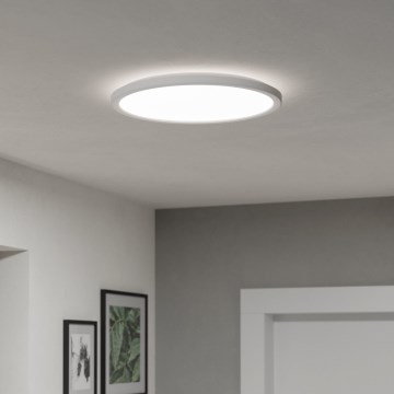 Eglo - LED Dimmelhető fürdőszobai lámpa LED/18,5W/230V 2700-6500K átm. 38,9 cm IP44 fehér + távirányítás