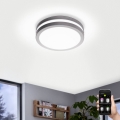 Eglo - LED dimmelhető fürdőszobai mennyezeti lámpa LOCANA-C LED/14W/230V szürke