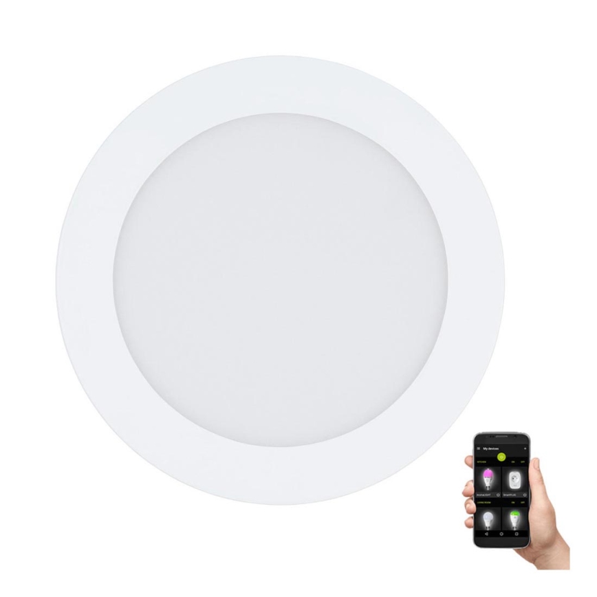 Eglo - LED dimmelhető fürdőszobai süllyesztett mennyezeti lámpa LED/10,5W/230V IP44 ZigBee átm. 16,5 cm