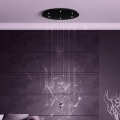 Eglo - LED dimmelhető kábeles csillár 6xLED/4,2W/230V fekete/átlátszó