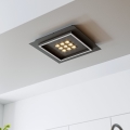 Eglo - LED Dimmelhető mennyezeti lámpa LED/21,4W/230V 2700-6500K fekete + távirányítás