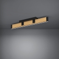 Eglo - LED Dimmelhető mennyezeti lámpa LED/27W/230V 3000K fekete/barna