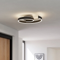 Eglo - LED dimmelhető mennyezeti lámpa LED/37W/230V 3000-6500K fekete