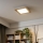 Eglo - LED dimmelhető mennyezeti panel SALOBRENA 2 WOOD LED/16W/230V 4000K 34x34 cm barna