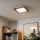 Eglo - LED dimmelhető mennyezeti panel SALOBRENA 2 WOOD LED/16W/230V 4000K 34x34 cm barna