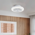 Eglo - LED dimmelhető mennyezeti ventilátor 3xLED/12,6W/230V 2700-6500K Ø 55 cm fehér + távirányító