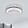 Eglo - LED Dimmelhető mennyezeti ventilátor LED/25,5W/230V fehér/fekete 2700-6500K + távirányító