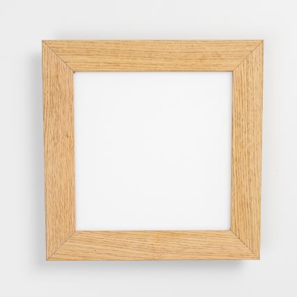 Eglo - LED dimmelhető mennyezeti panel SALOBRENA 2 WOOD LED/16W/230V 4000K 34x34 cm barna