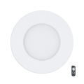 Eglo - LED dimmelhető süllyesztett lámpatest LED/5W/230V + távirányító, átm. 12 cm