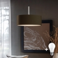 Eglo - LED-es kábeles függőlámpa TUNJA 1xE27/60W/230V barna