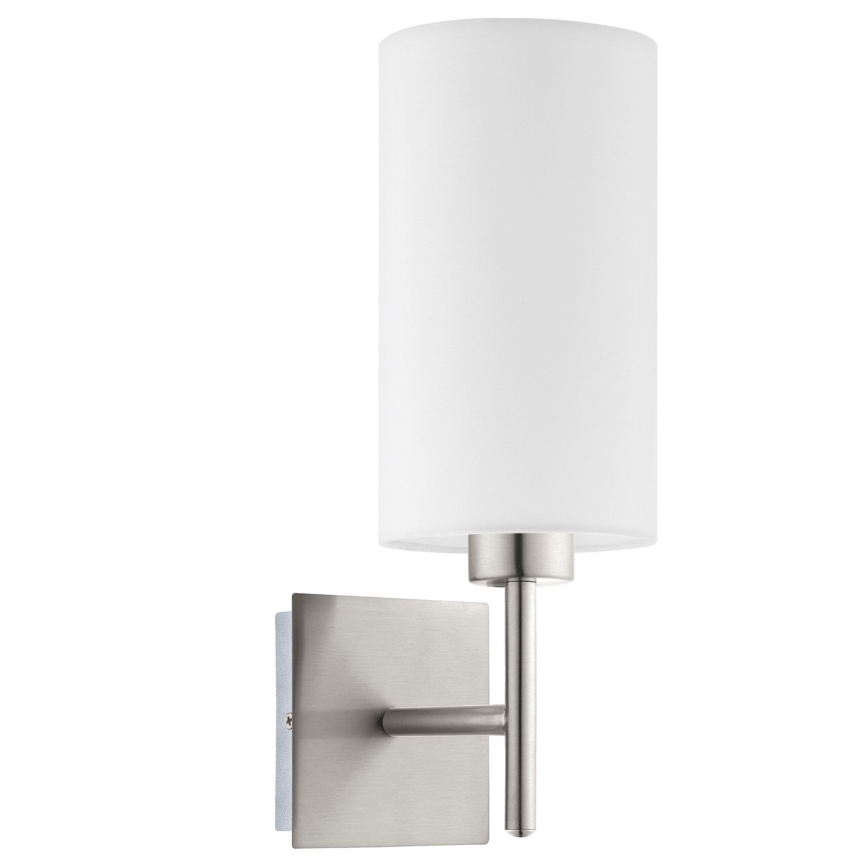 Eglo - LED Fali lámpa TUNJA 1xE27/60W/230V matt króm/fehér