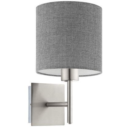 Eglo - LED  fali lámpatest TUNJA 1xE27/60W/230V matt króm/szürke