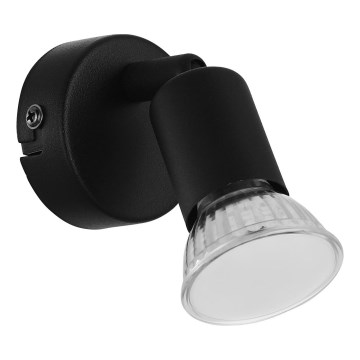 Eglo - LED Fali spotlámpa 1xGU10/2,8W/230V 3000K fekete