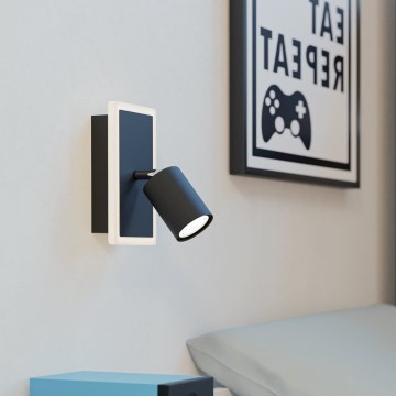 Eglo - LED falra szerelhető spotlámpa LED/7W/230V fekete