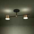 Eglo - LED Felületre szerelhető csillár 2xGU10/4,6W/230V 3000K arany