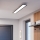 Eglo - LED felületre szerelhető panel LED/28W/230V 2700/4000/6500K 120x15 cm fekete