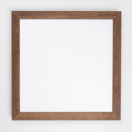 Eglo - LED felületre szerelhető panel SALOBRENA WOOD LED/31W/230V 64x64 cm sötétbarna