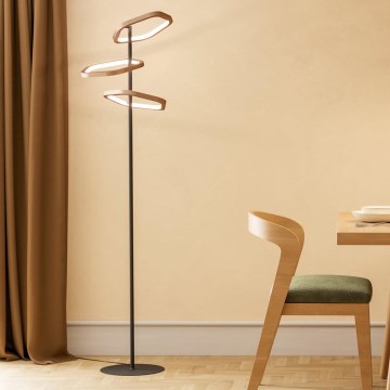 Eglo - LED fényerőszabályozható állólámpa LED/20W/230V sárgaréz