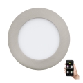 Eglo - LED fényerőszabályozható fürdőszobai süllyesztett mennyezeti lámpa LED/5,4W/230V IP44 ZigBee átm. 12 cm