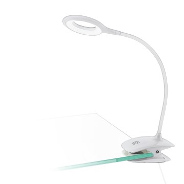 Eglo - LED Fényerőszabályozható újratölthető érintésvezérlésű csíptetős lámpa LED/3,2W/5V 500 mAh fehér