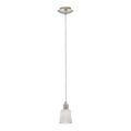 Eglo - LED Függeszték zsinóron MY CHOICE 1xE14/4W/230V matt króm/krémszínű