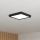 Eglo - LED fürdőszobai mennyezeti lámpa LED/10,5W/230V 2700/4000/6500K 22x22 cm IP44 fekete