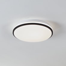 Eglo - LED Fürdőszobai mennyezeti lámpa LED/15,6W/230V IP44 fekete