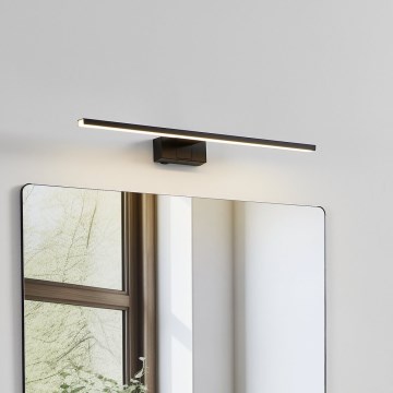 Eglo - LED fürdőszobai tükörvilágítás LED/10W/230V 3000/4000/6500K 60 cm IP44 fekete