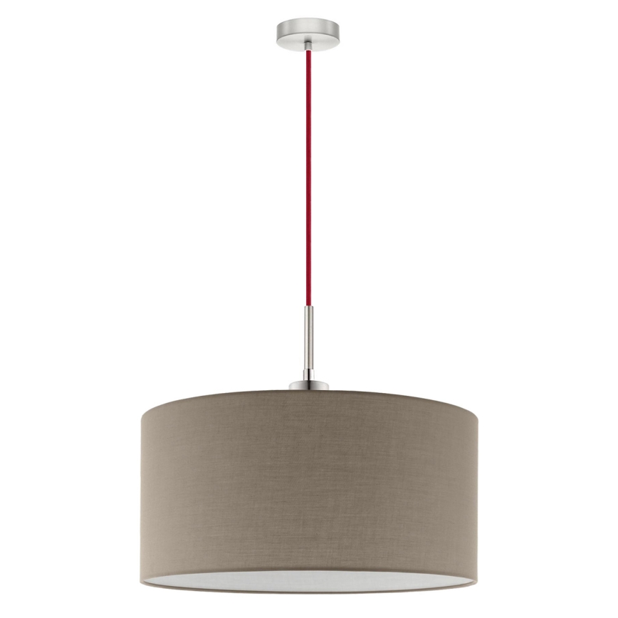 Eglo - LED kábeles csillár TUNJA 1xE27/60W/230V taupe