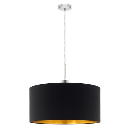Eglo - LED kábeles függeszték TUNJA 1xE27/60W/230V fekete