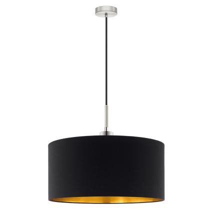 Eglo - LED kábeles függeszték TUNJA 1xE27/60W/230V fekete