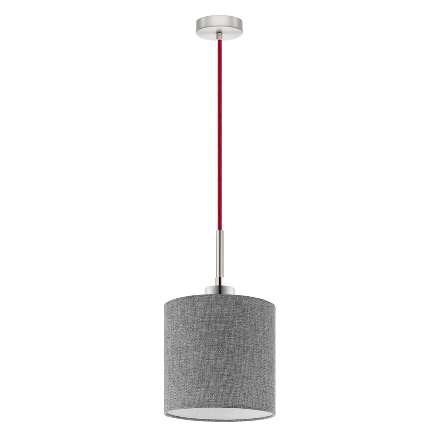 Eglo - LED  Kábeles függőlámpa TUNJA 1xE27/60W/230V szürke