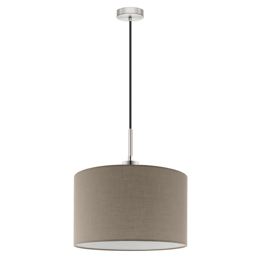 Eglo - LED kábeles függőlámpa TUNJA 1xE27/60W/230V taupe